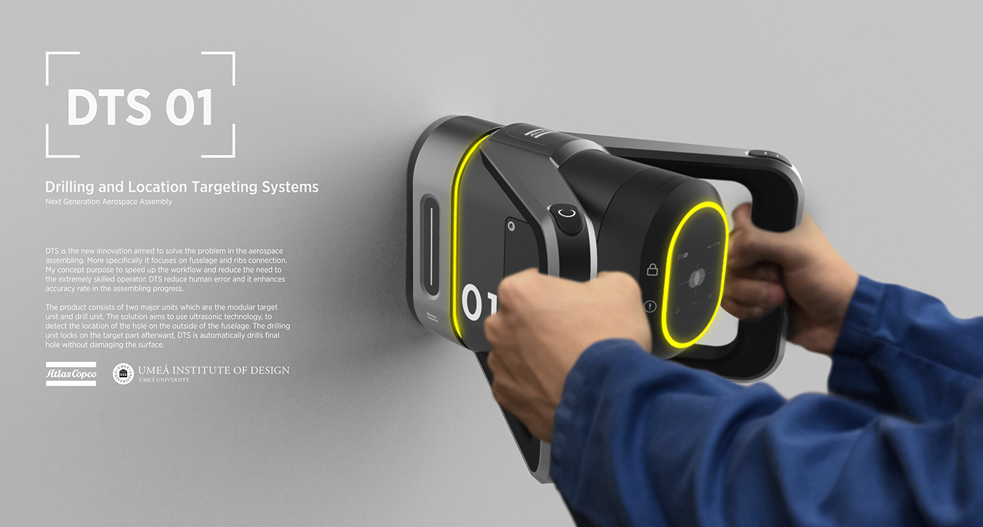 DTS，Drilling aiming system，product design，industrial design，