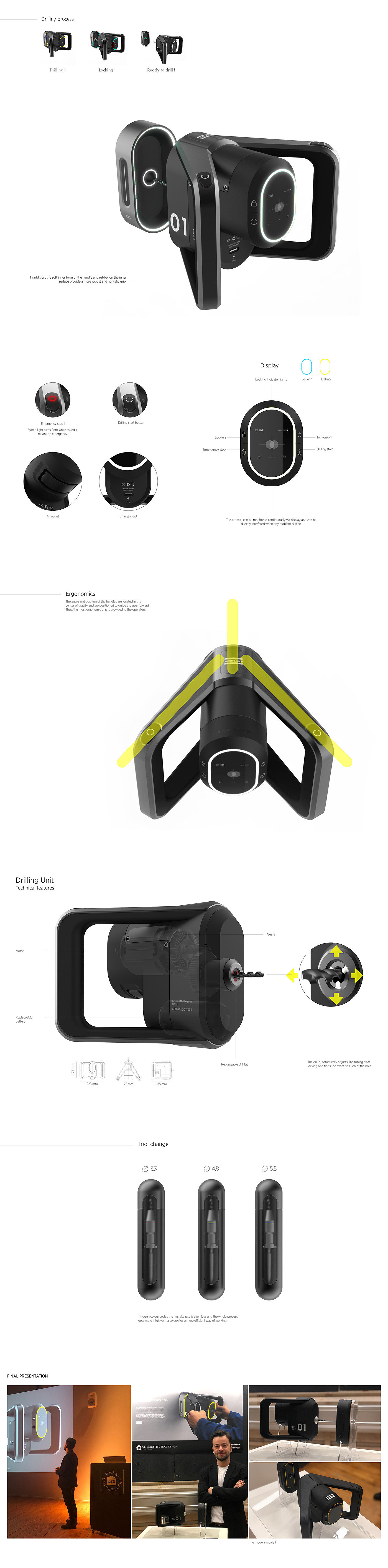 DTS，Drilling aiming system，product design，industrial design，