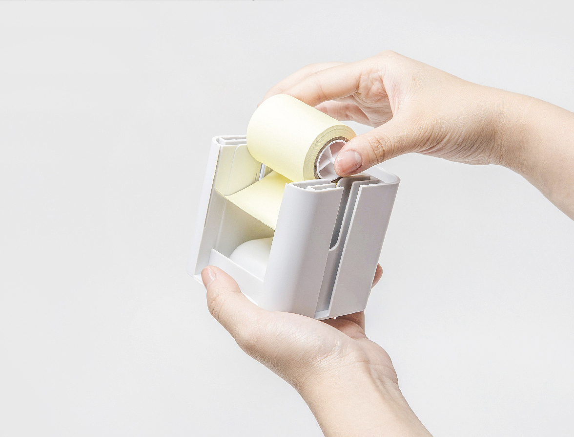 product design，Office products，sticky note，Memo Cube，