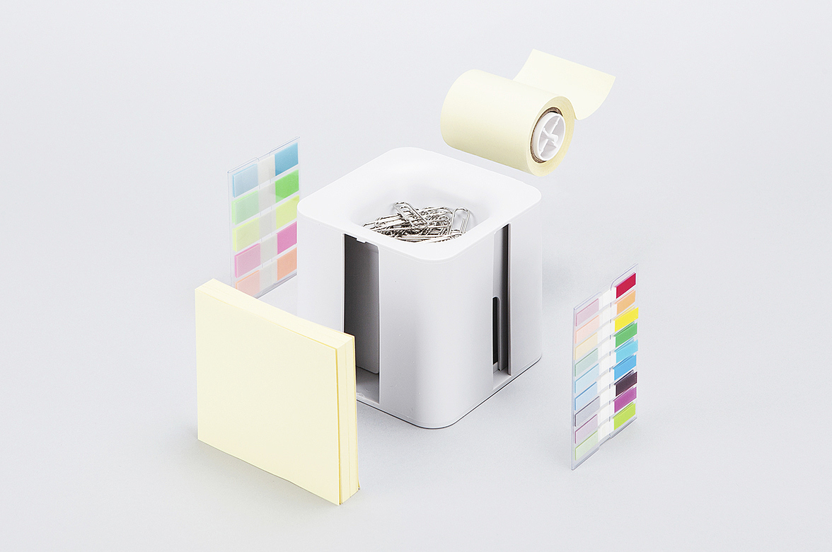 product design，Office products，sticky note，Memo Cube，