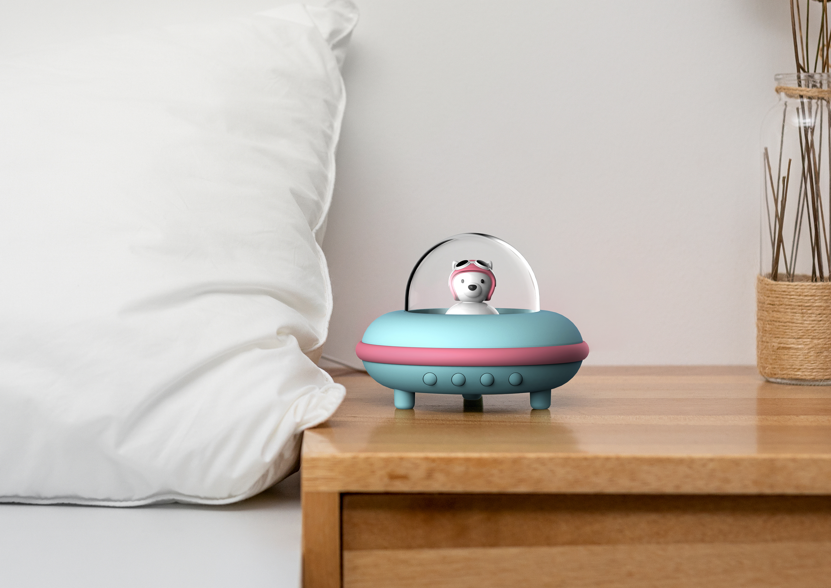 Small night light, white noise，