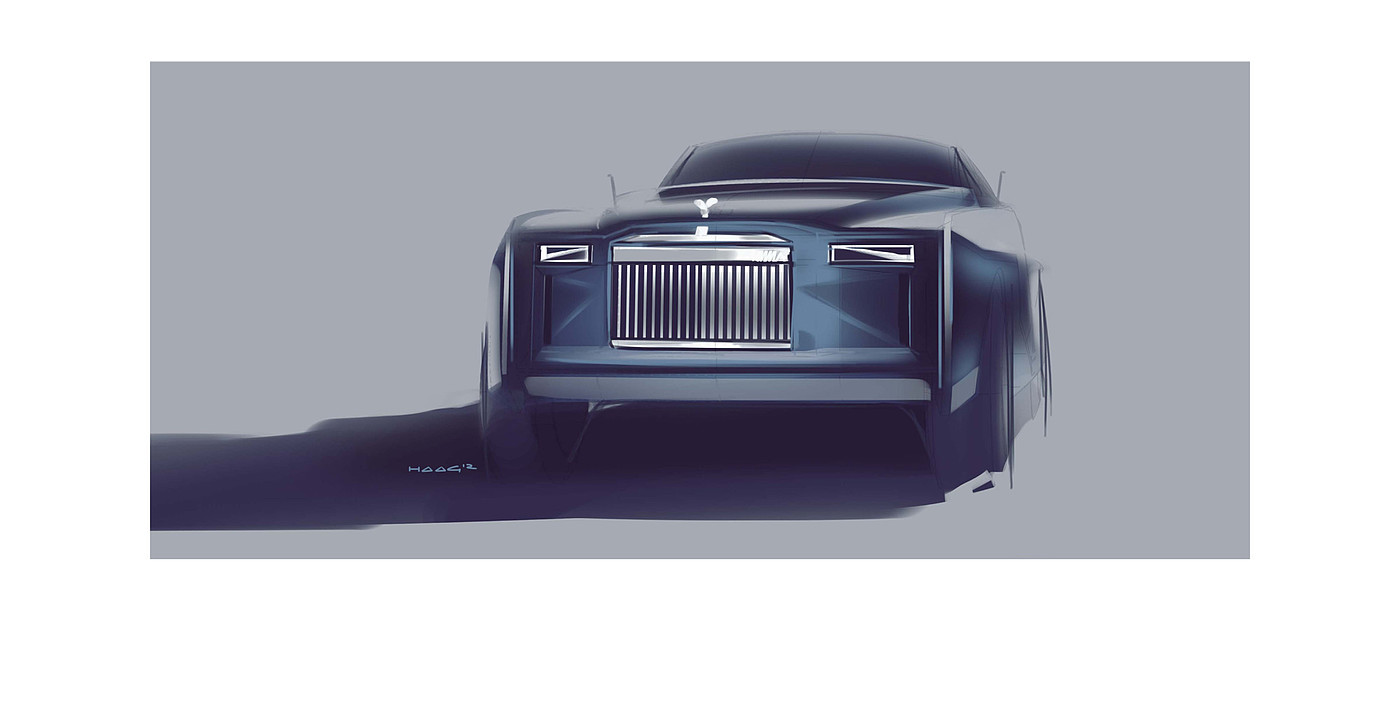 sketch，ghost，Rolls-Royce，