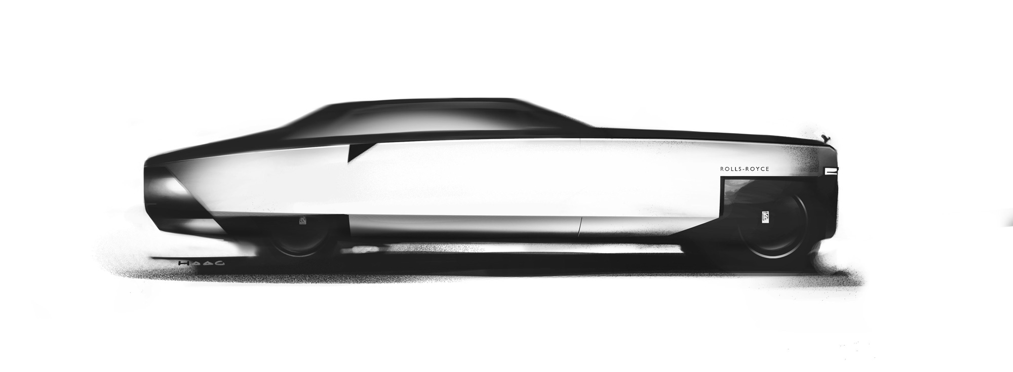 sketch，ghost，Rolls-Royce，