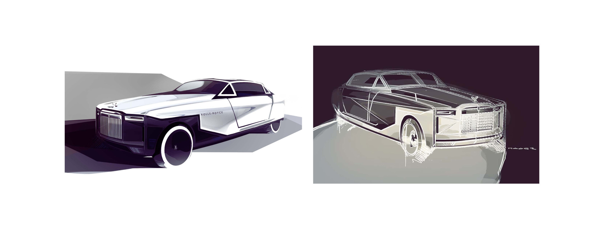 sketch，ghost，Rolls-Royce，
