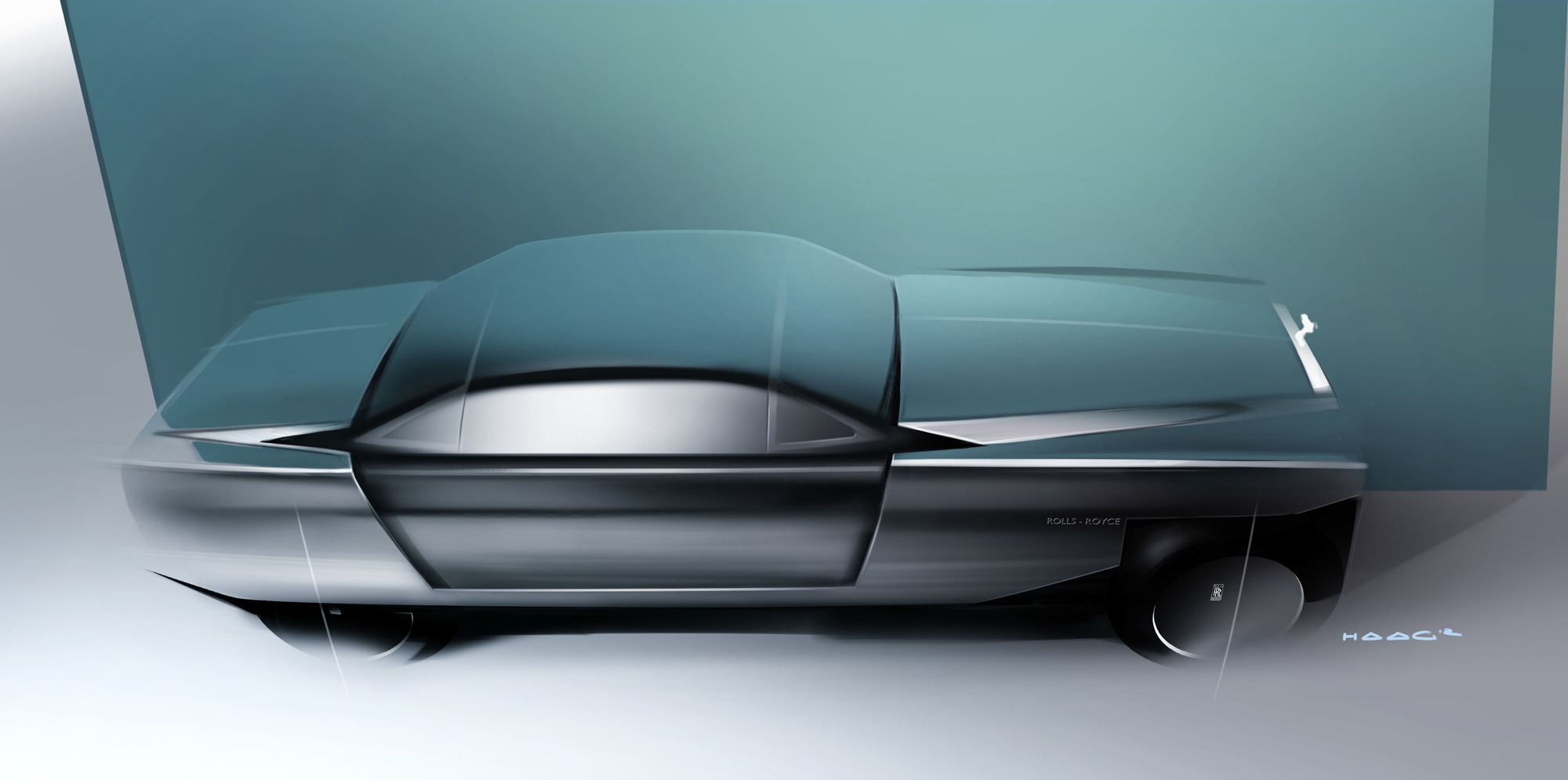 sketch，ghost，Rolls-Royce，