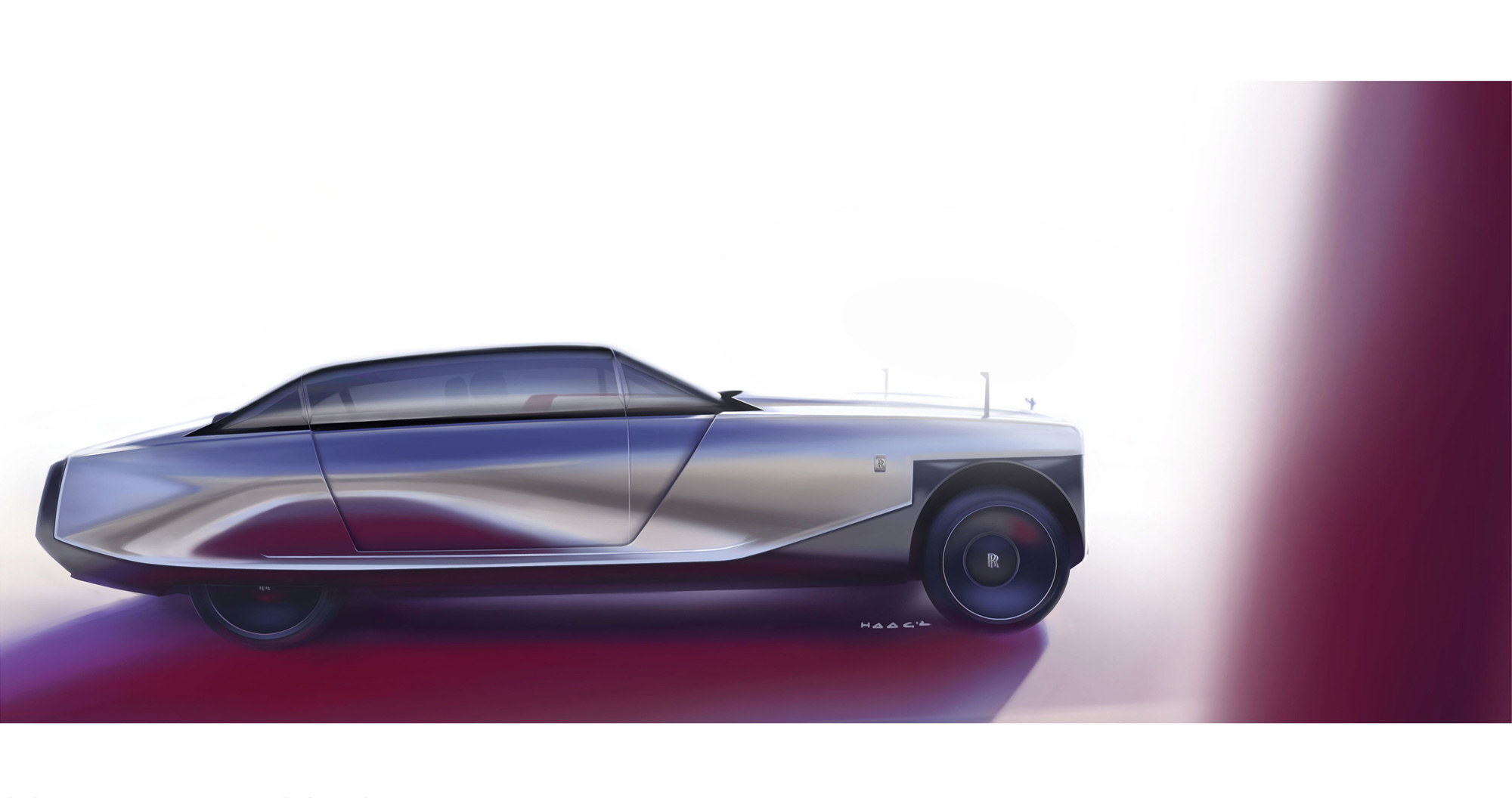 sketch，ghost，Rolls-Royce，