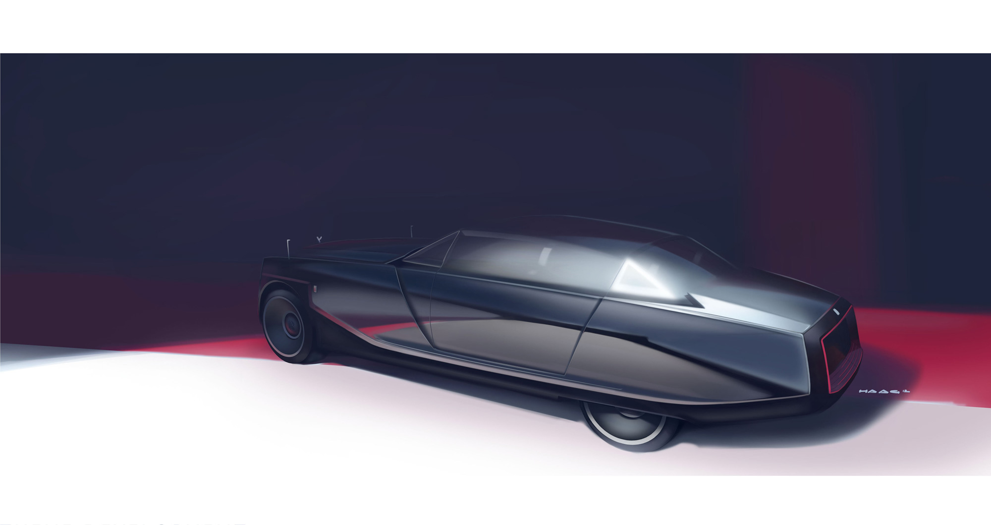 sketch，ghost，Rolls-Royce，