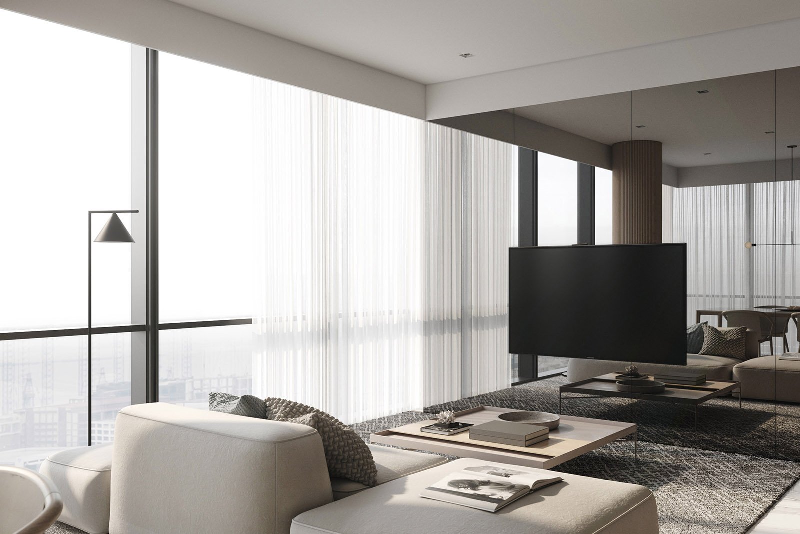 Minimalist，indoor，residence，