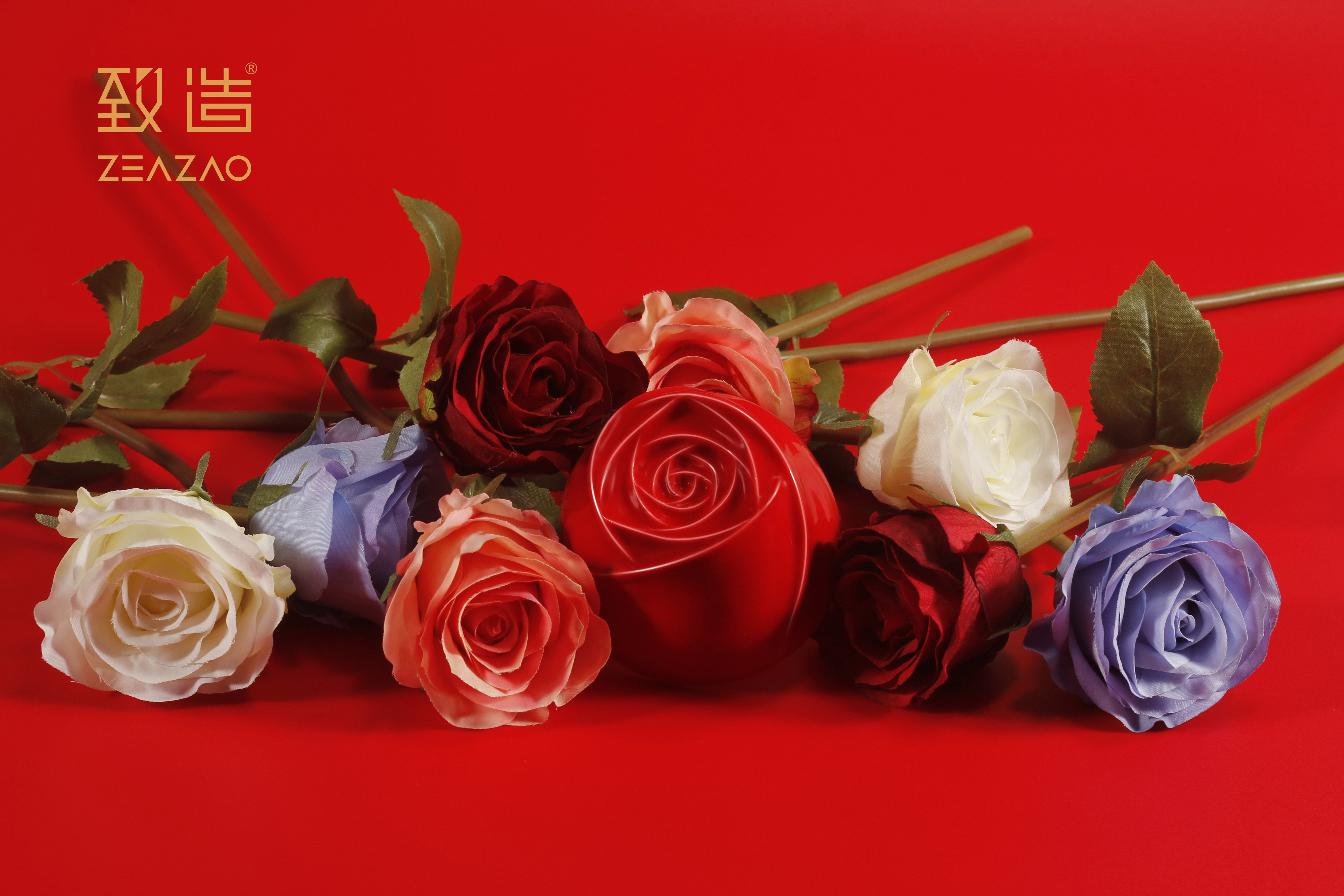 Make，ZEAZAO，Ultimate creation，Rose Honey，Flower tea cup，Express cup，tea set，Confession artifact，