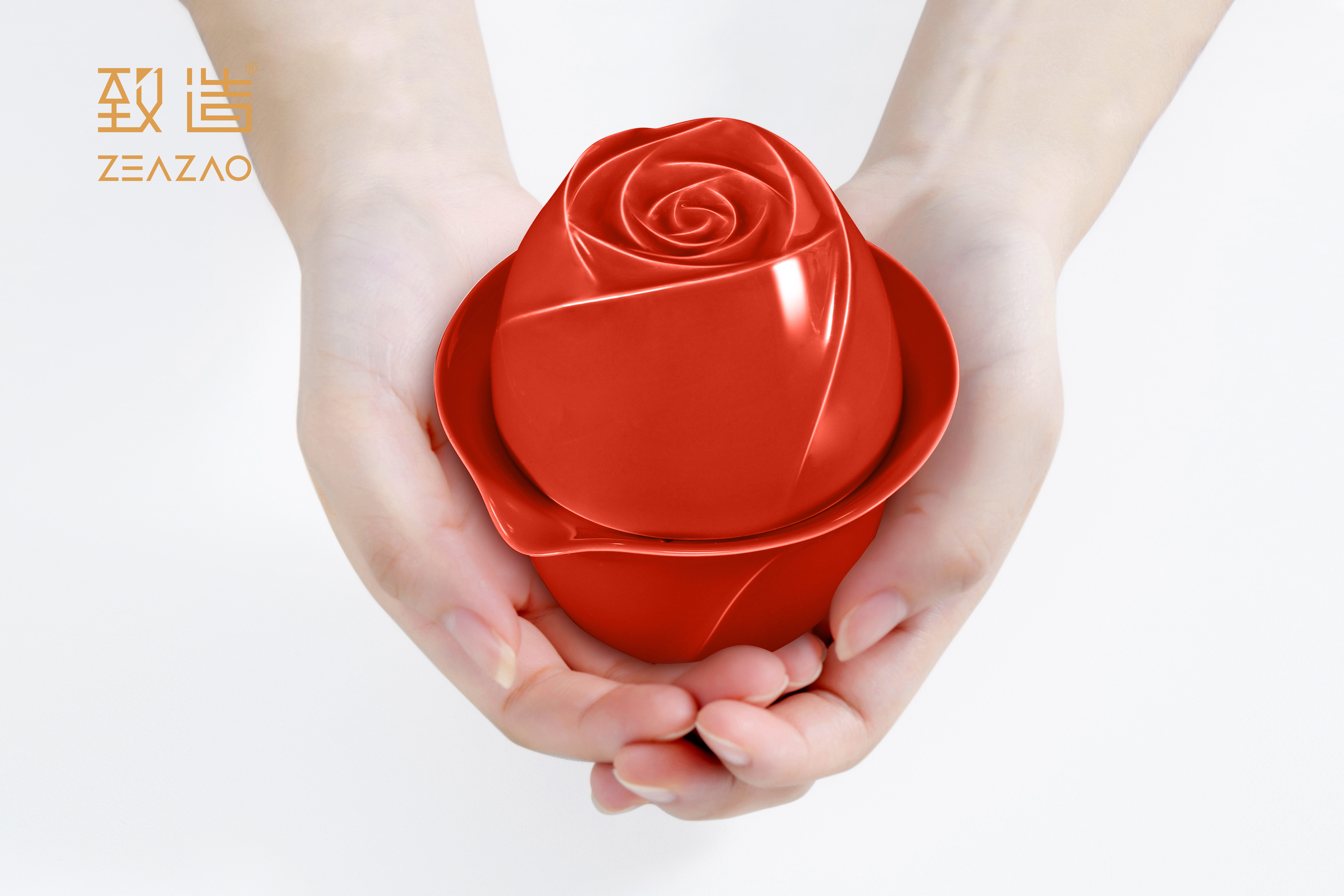 Make，ZEAZAO，Ultimate creation，Rose Honey，Flower tea cup，Express cup，tea set，Confession artifact，