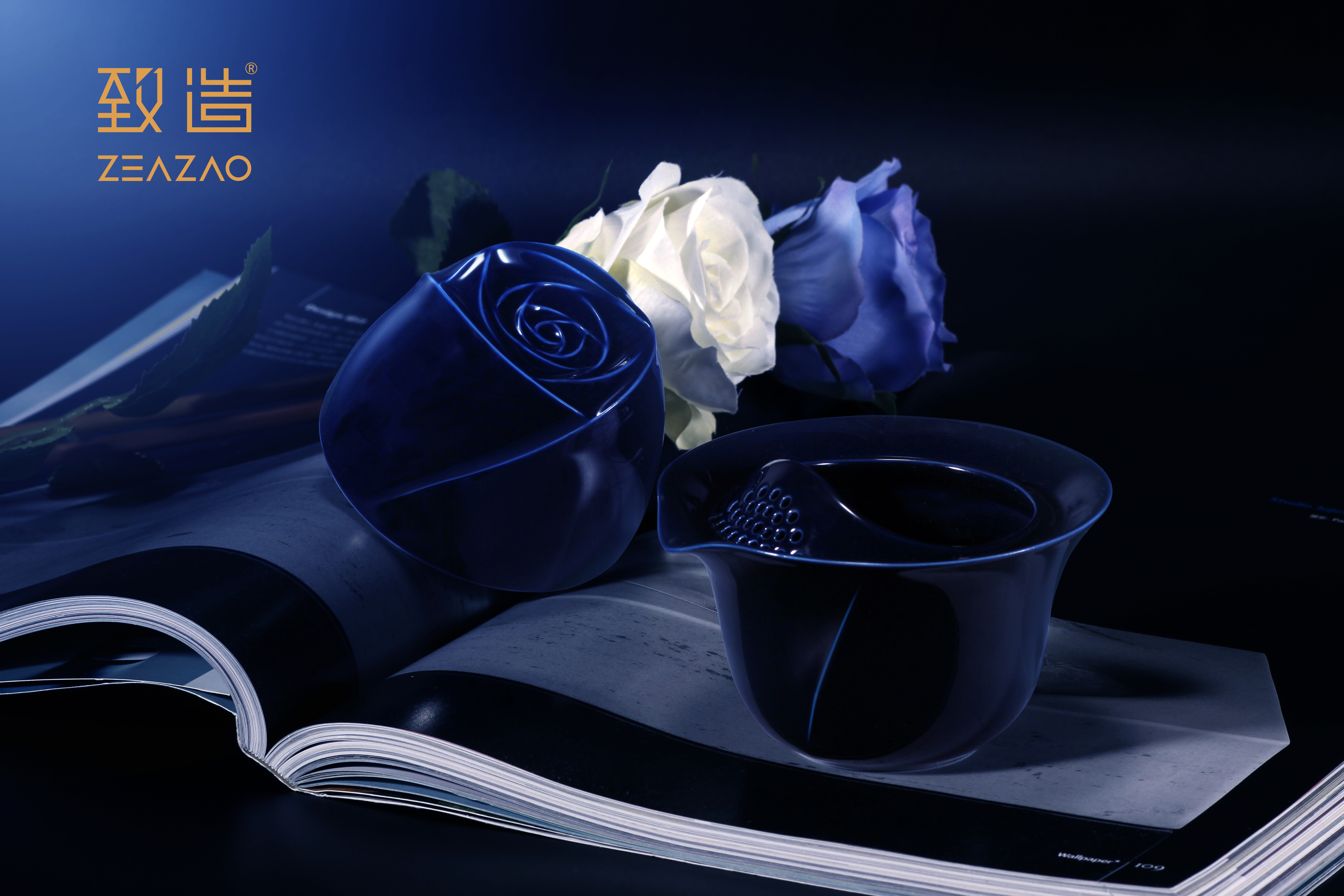 Make，ZEAZAO，Ultimate creation，Rose Honey，Flower tea cup，Express cup，tea set，Confession artifact，