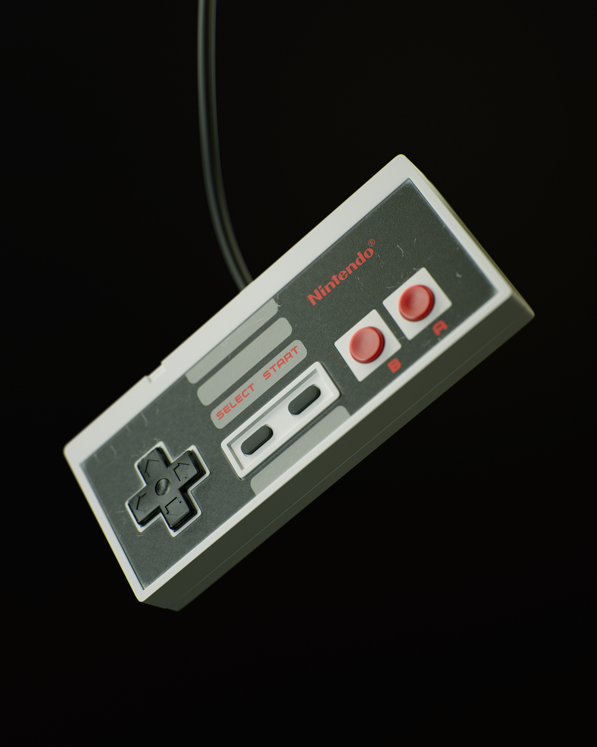 industrial design，three-dimensional model，product design，Game handle，