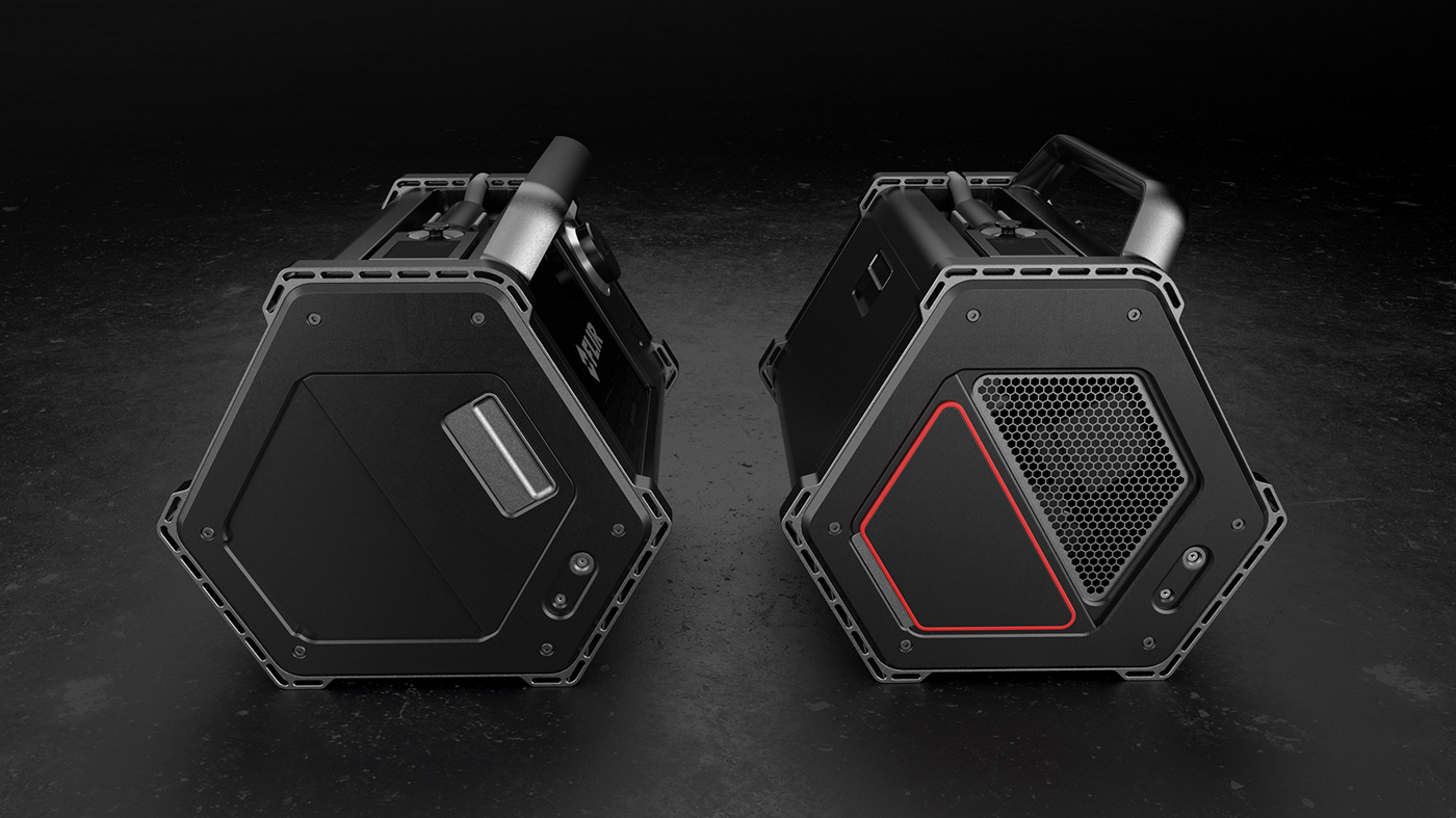 industrial design，Chemical detection equipment，portable，FLIR Griffin G510，