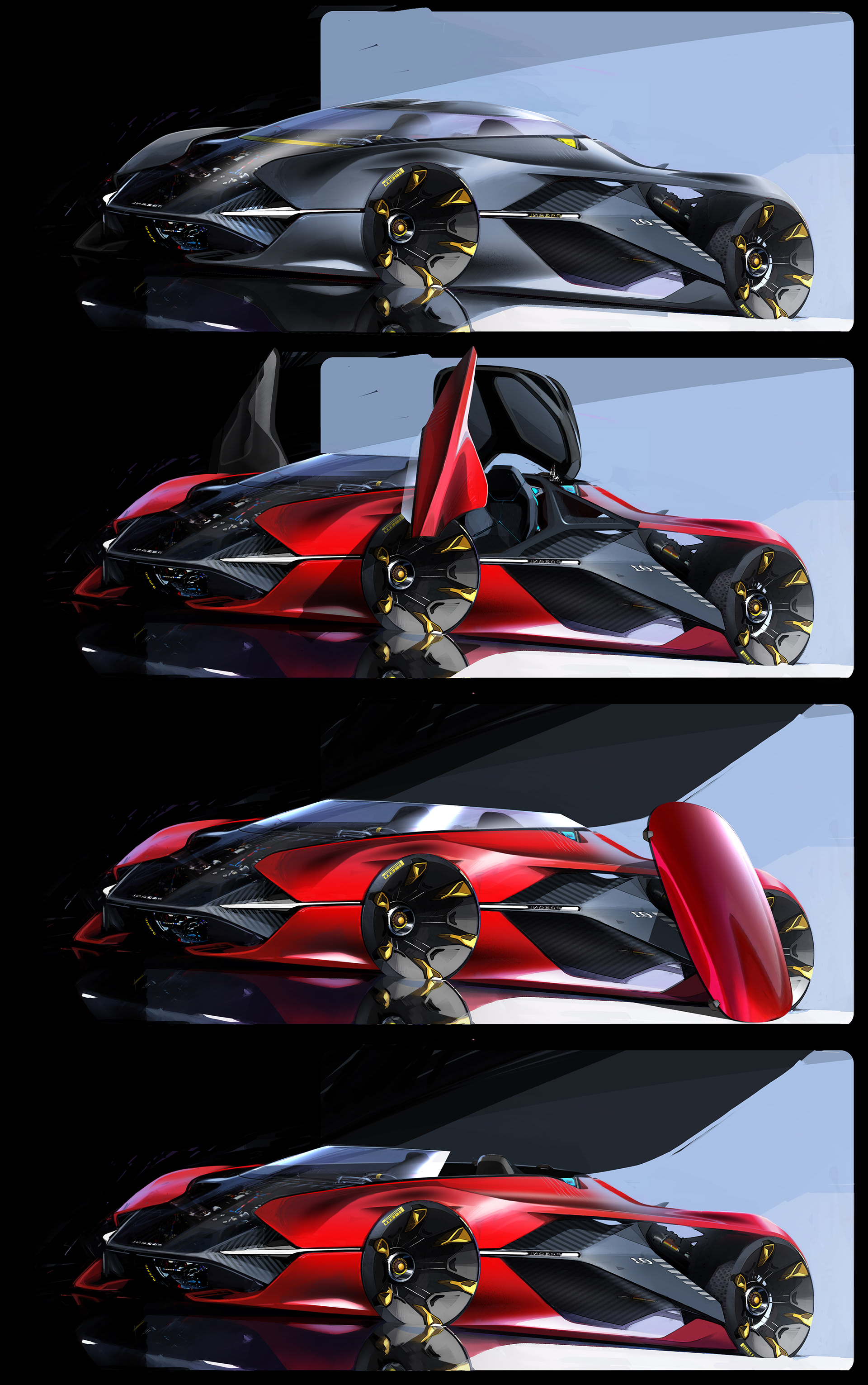 industrial design，automobile，vehicle，Sports car，