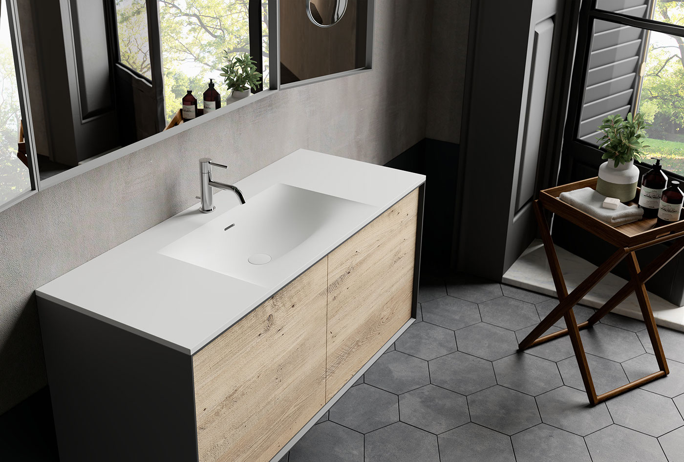 Interior design，hand sink，Shower Room，