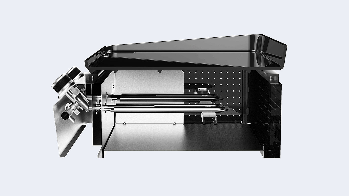 barbecue，Easy to clean，industrial design，product design，