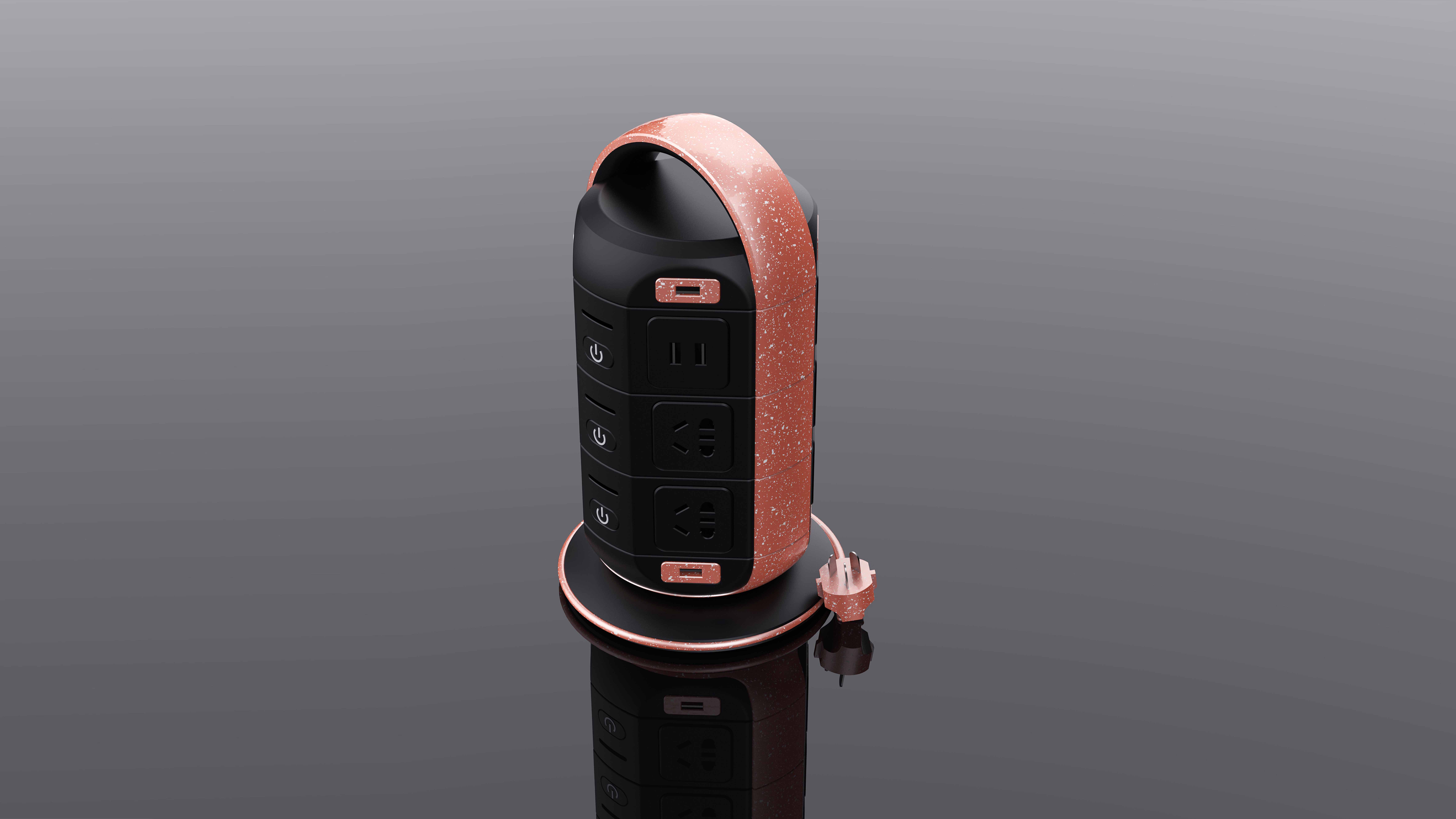 product design，Socket，rhino，keyshot，