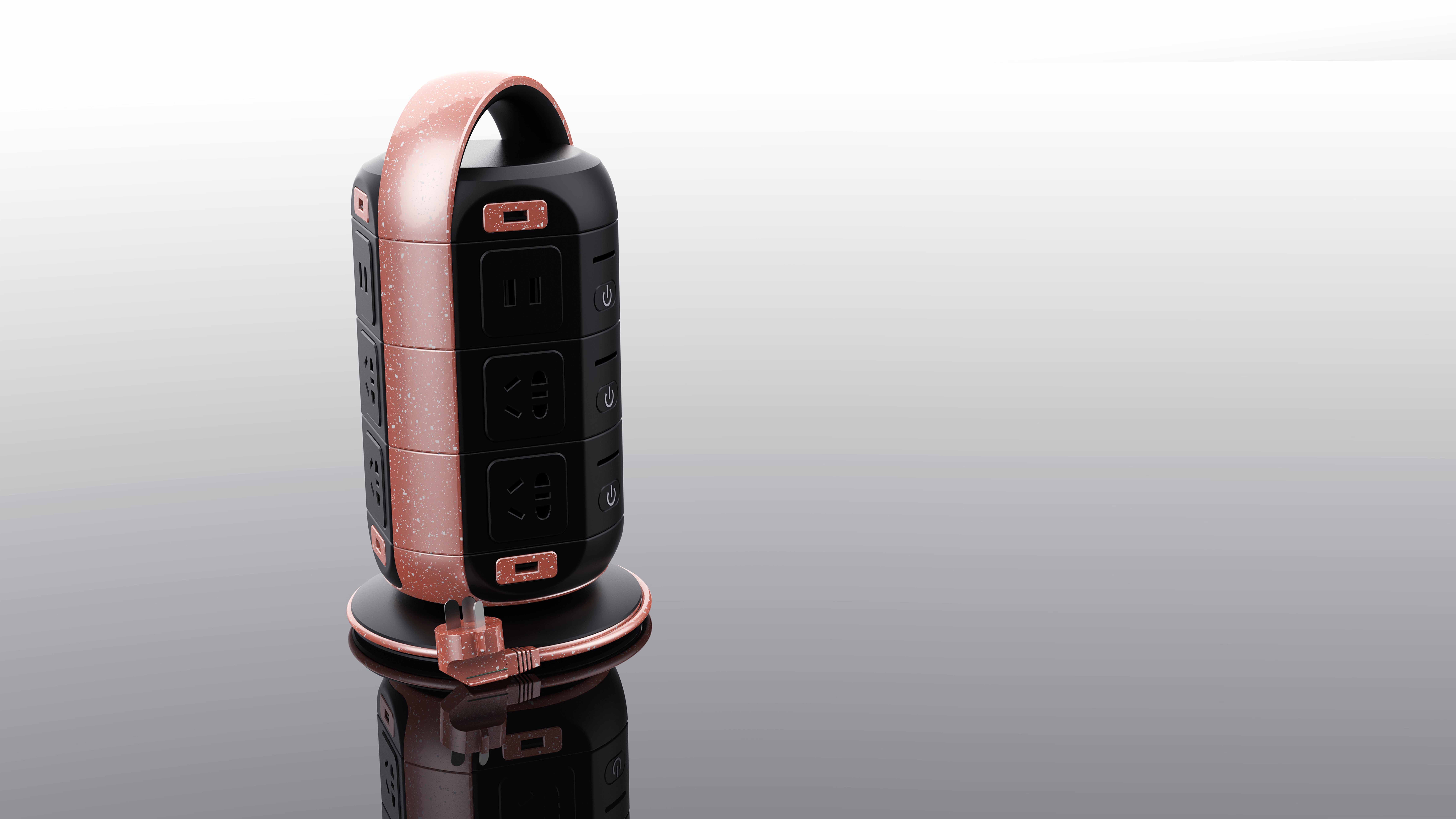 product design，Socket，rhino，keyshot，