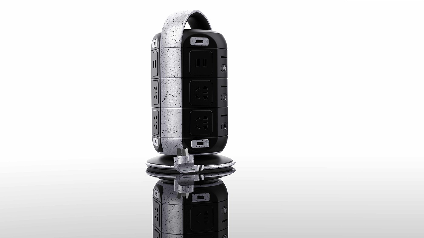 product design，Socket，rhino，keyshot，