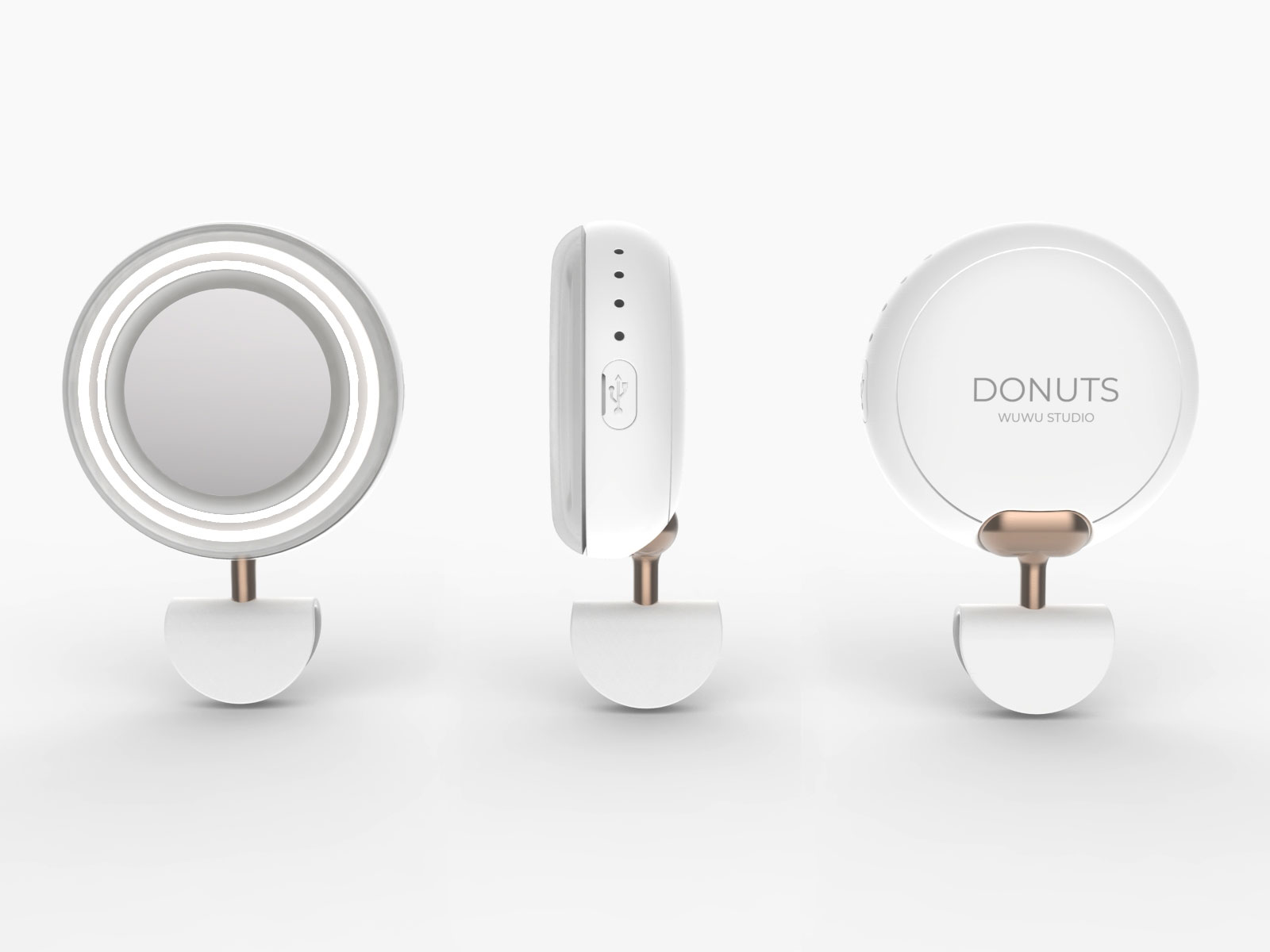 selfie，Consumer electronics，product design，mirror，lamp，