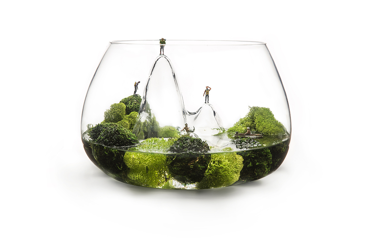 fish tank，originality，Home Furnishing，Ornaments，Glass products，