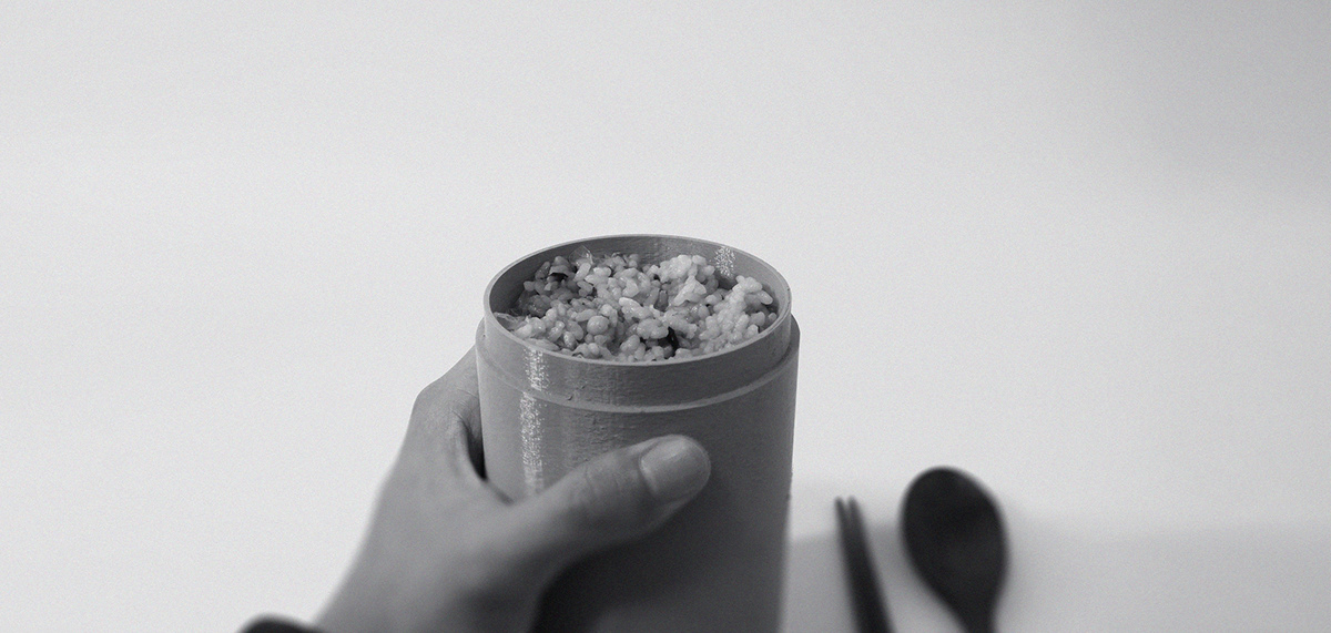 product design，industrial design，Portable，One person food，rice cooker，