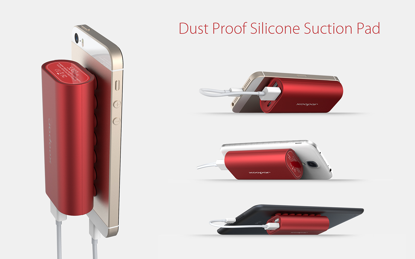 spider，Charger，portable battery，Adsorptive design，