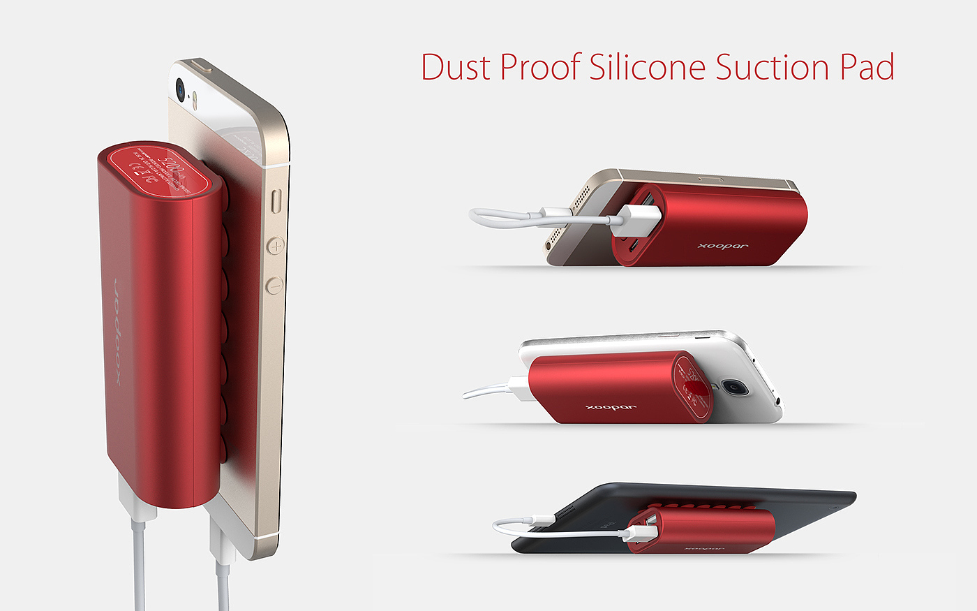 spider，Charger，portable battery，Adsorptive design，