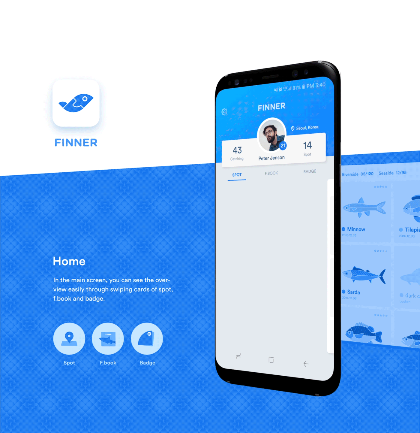 Finner，钓鱼，app，