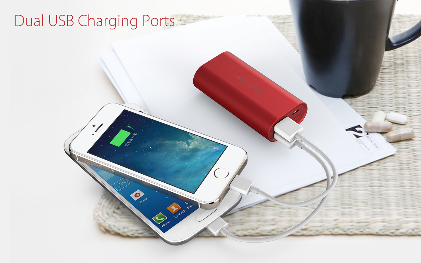 spider，Charger，portable battery，Adsorptive design，