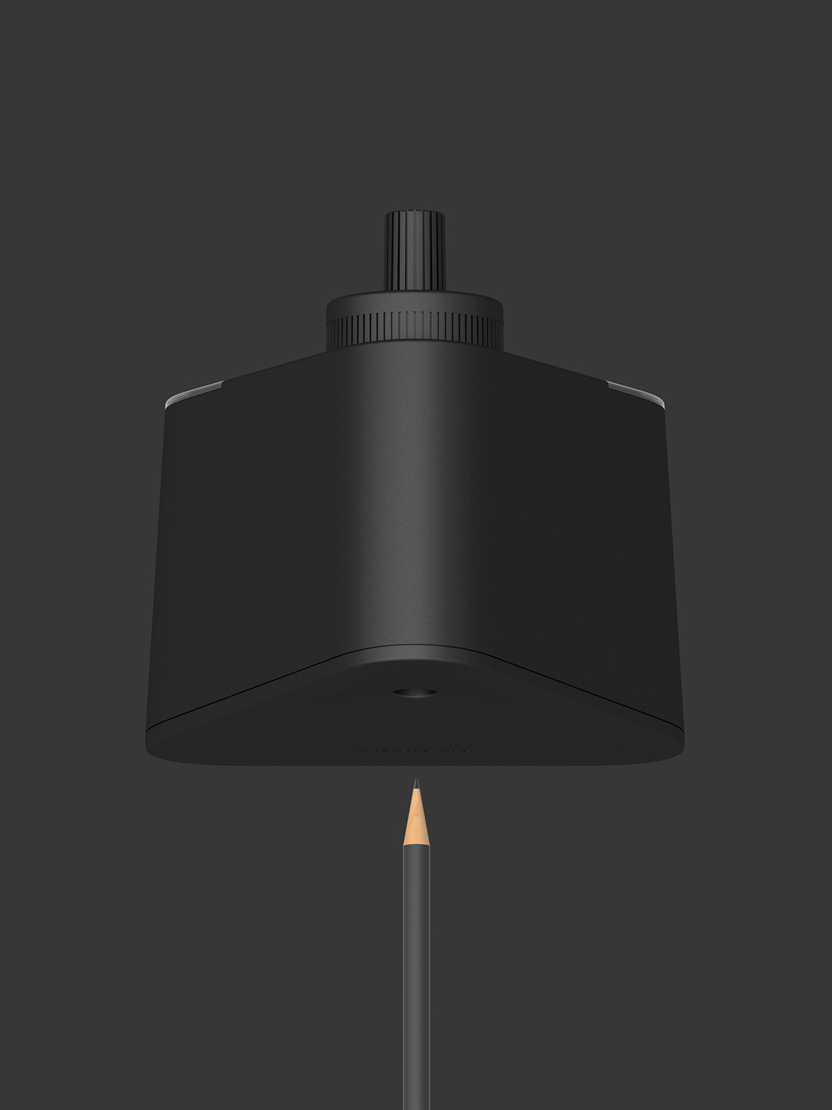 pencil sharpener，Minimalist，geometry，black，
