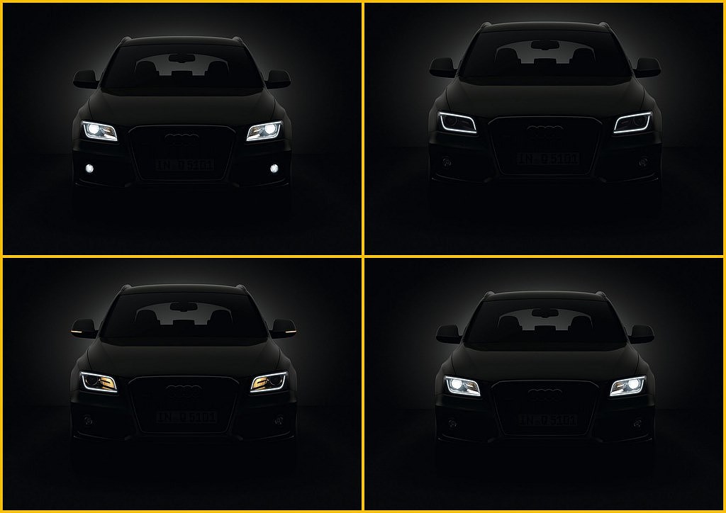 audi，Automobile design，led，