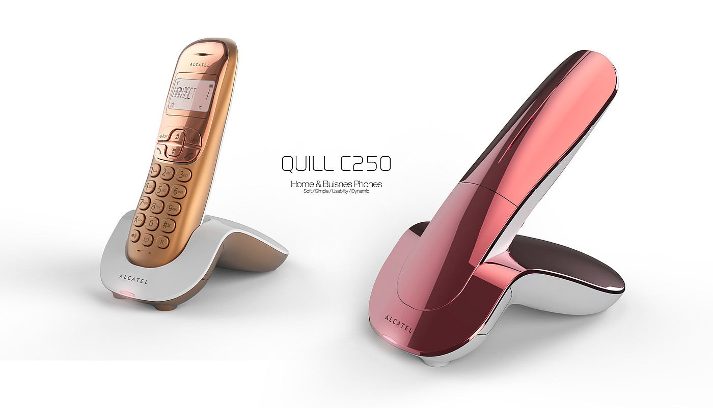 Quill C250，炫酷，电话，座机，