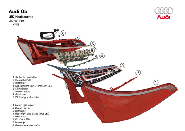 audi，Automobile design，led，