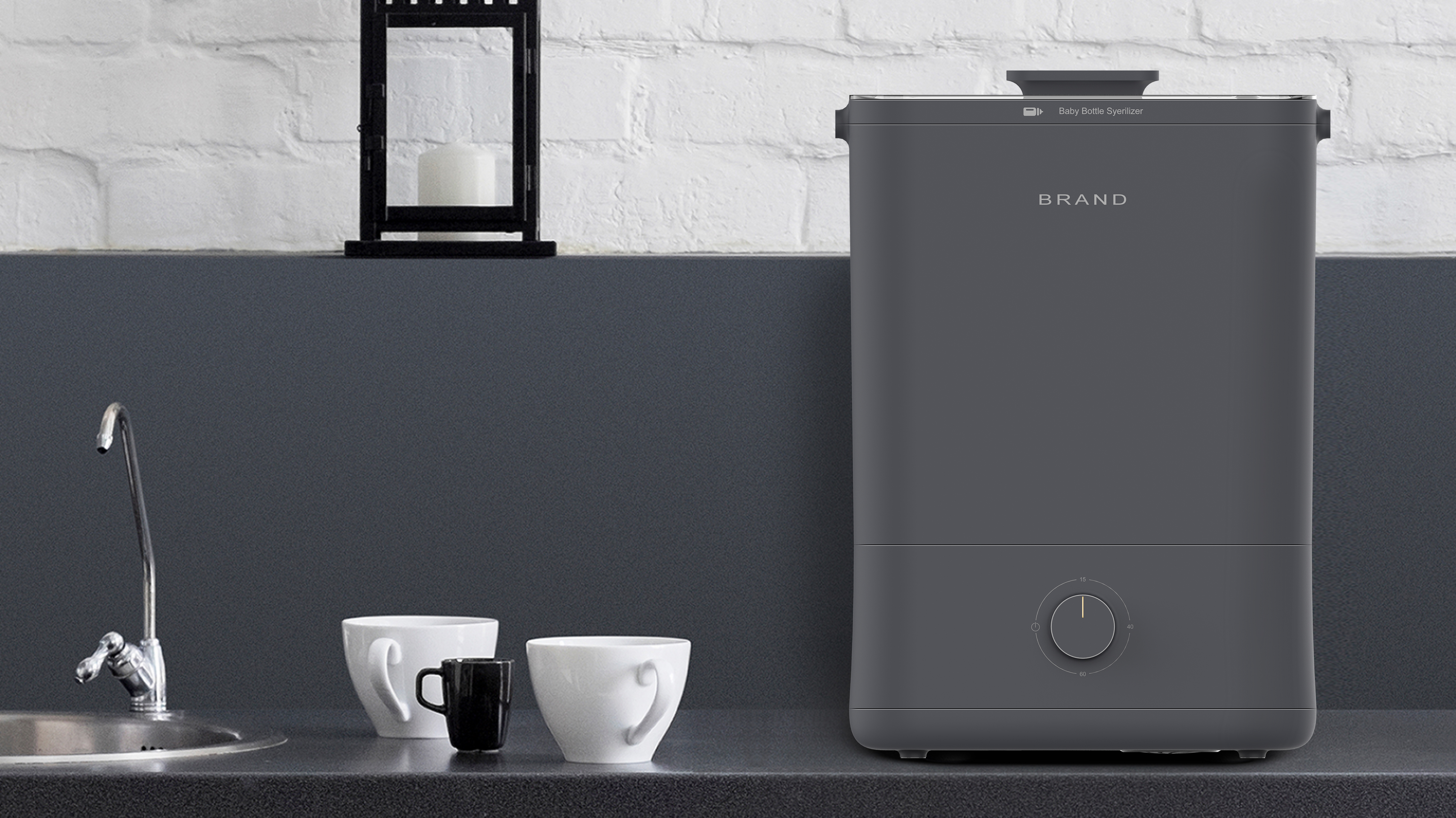 Children's milk bottle cleaning and disinfection machine，