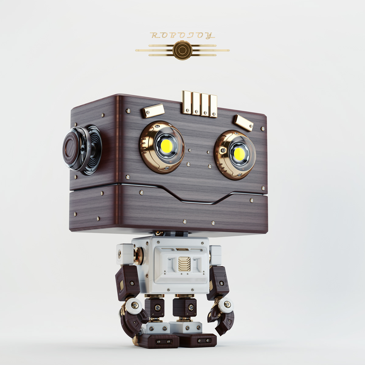 robot，Retro，Vladislav Ociacia，