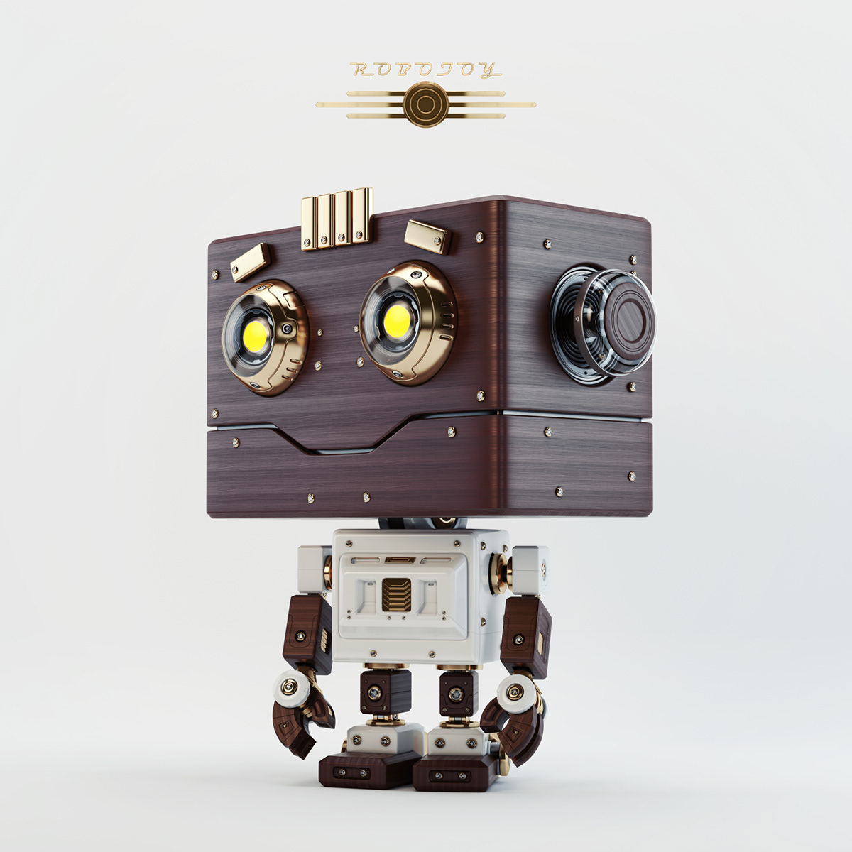robot，Retro，Vladislav Ociacia，