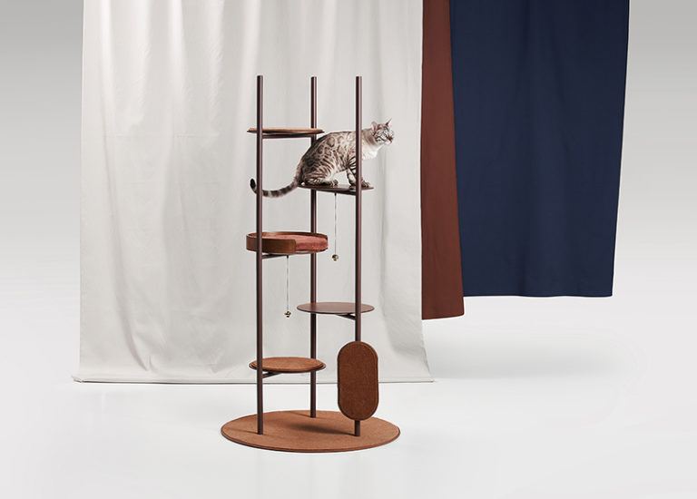 Three Poles，Cat jumping platform，Kitty，Pets，