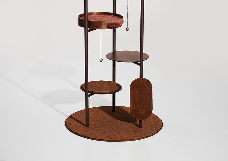 Three Poles，Cat jumping platform，Kitty，Pets，