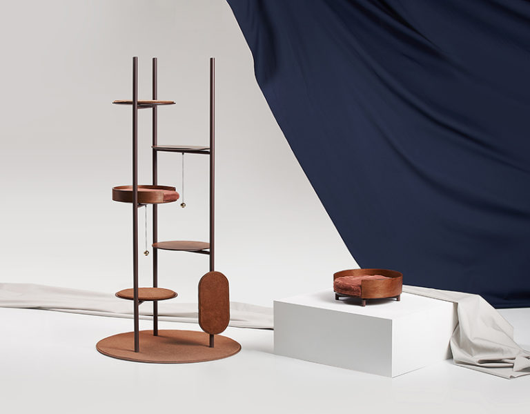 Three Poles，Cat jumping platform，Kitty，Pets，