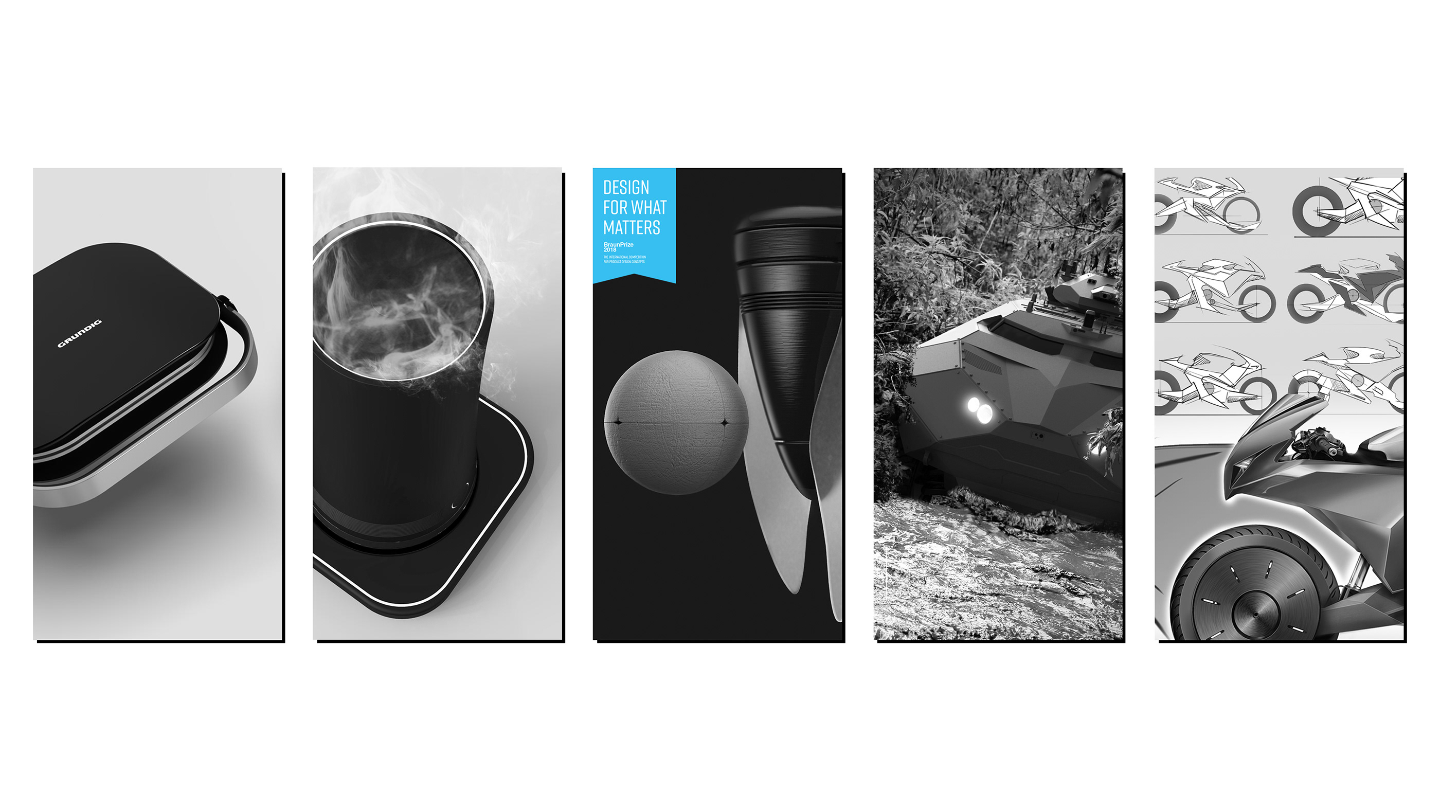 Hand drawn，product，sample reels，