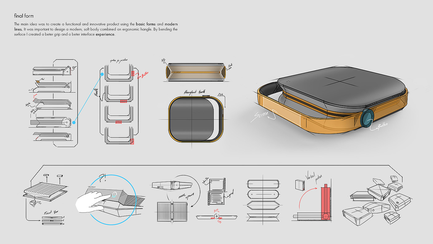 Hand drawn，product，sample reels，
