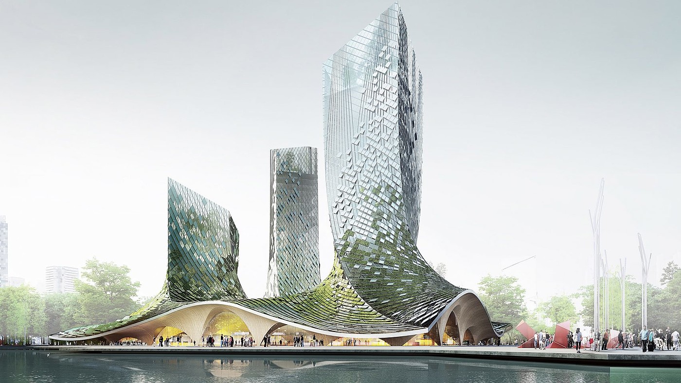 French Dream Towers，玻璃，XTU Architects，