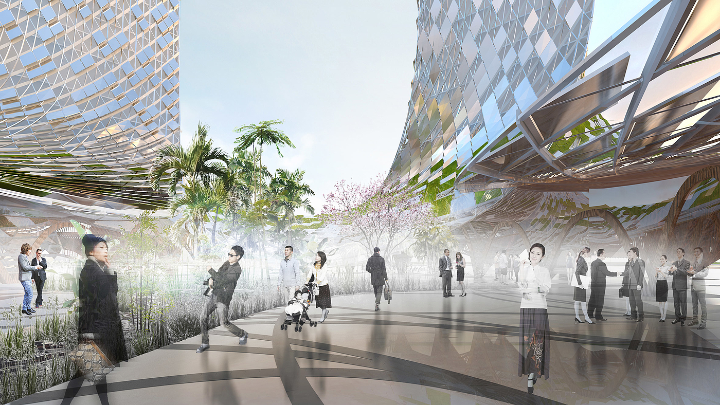 French Dream Towers，玻璃，XTU Architects，