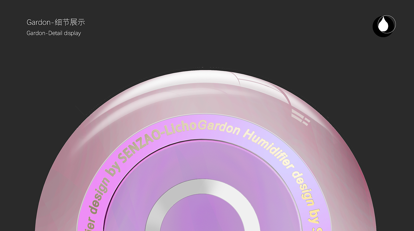 Water mist，circular，Humidifier，Ripples，