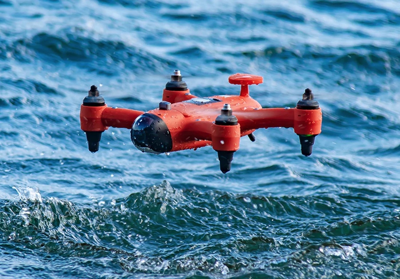 SwellPro Spry，waterproof，aquatic，gules，UAV，