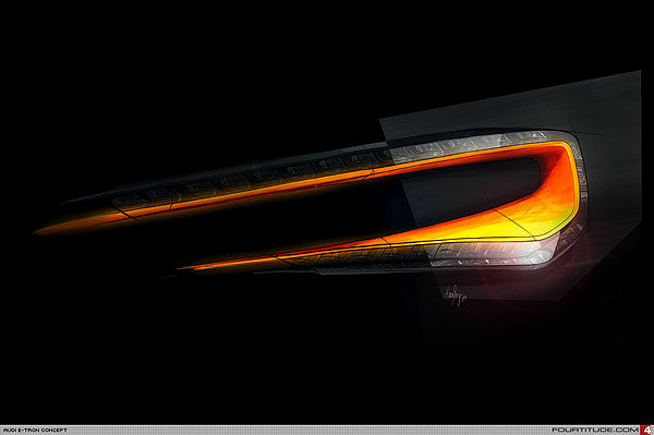 audi，led，