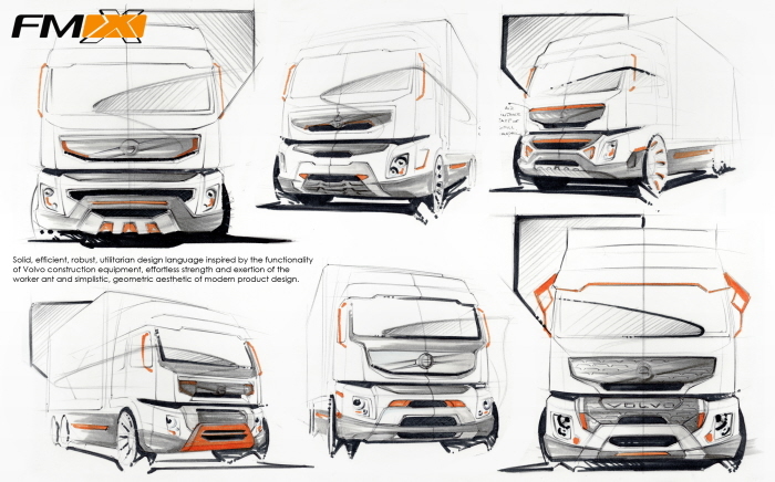 industrial design，truck，Push button panel，Easy operation，The widest range of applications，