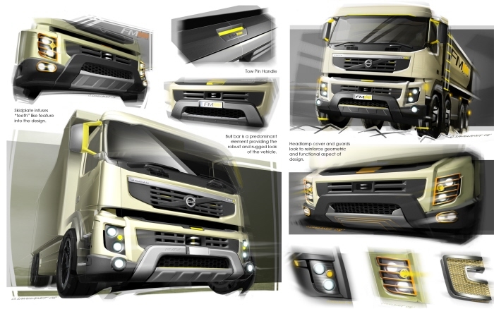 industrial design，truck，Push button panel，Easy operation，The widest range of applications，