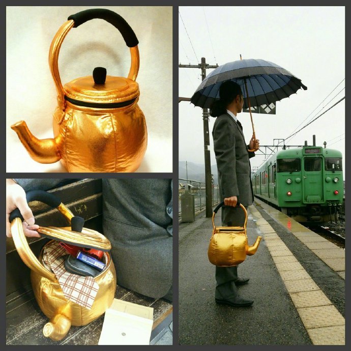 Koyama shiknoku，Canvas bag，Teapot bag，Cloth artist，cloth，